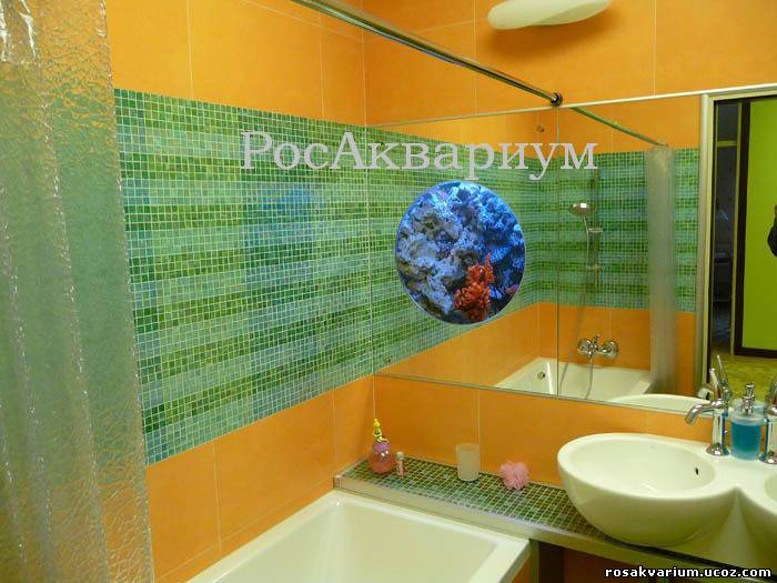 Аквариум в ванной комнате (42 фото) - красивые картинки и HD фото